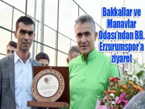 Bakkallar ve Manavlar Odasından BB. Erzurumspora ziyaret