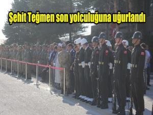 Doğubayazıtta şehit düşen teğmen, Erzurumdan törenle uğurlandı