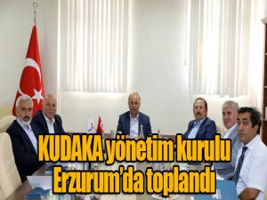 KUDAKA yönetim kurulu Erzurumda toplandı