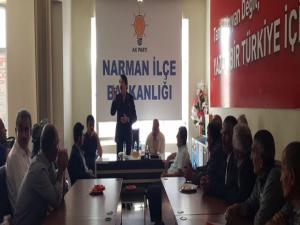 Milletvekili Aydemirden Narman buluşması
