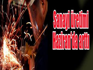 Sanayi üretimi Haziran'da arttı