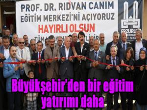 Büyükşehirden bir eğitim yatırımı daha