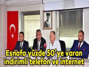 Esnafa yüzde 50ye varan indirimli telefon ve internet