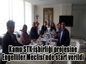 Kamu STK işbirliği projesine Engelliler Meclisinde start verildi
