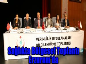 Sağlıkta Bölgesel Toplantı Erzurumda