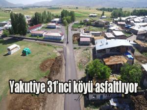 Yakutiye, 31nci köyü asfaltlıyor