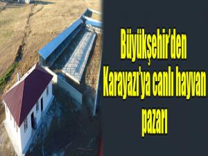 Büyükşehirden Karayazıya canlı hayvan pazarı