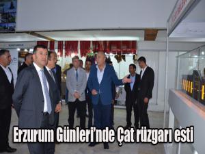 Erzurum Günlerinde Çat Belediyesinin standı ilgi gördü