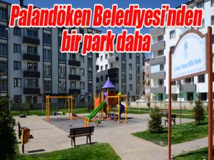 Palandöken Belediyesinden bir park daha