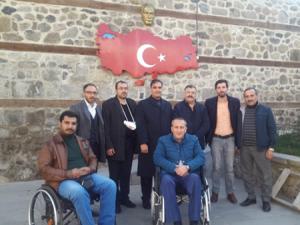 Engelliler Meclisinden Gazi Saylanlara destek ziyareti