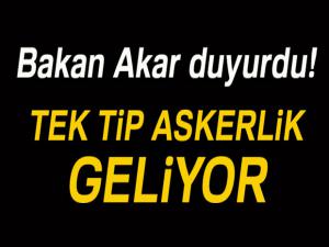 Milli Savunma Bakanı Hulusi Akar: "2-3 ay içinde tek tip askerlik gelecek"