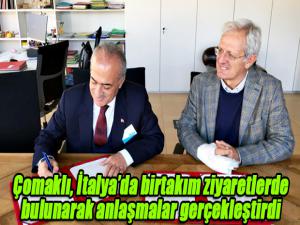 Rektör Çomaklı, İtalyada birtakım ziyaretlerde bulunarak anlaşmalar gerçekleştirdi