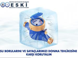 Büyükşehirden su sayacı uyarısı