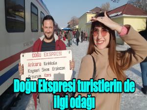 Doğu Ekspresi turistlerin de ilgi odağı