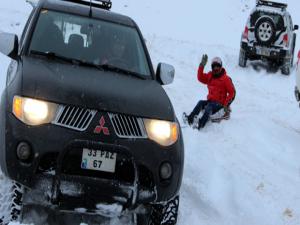 Erzurum'da yeni eğlence lastik raftingi