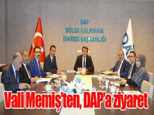 Vali Memişten, DAPa ziyaret