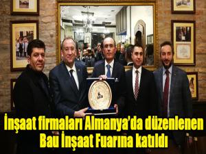 İnşaat firmaları Almanyada düzenlenen Bau İnşaat Fuarına katıldı