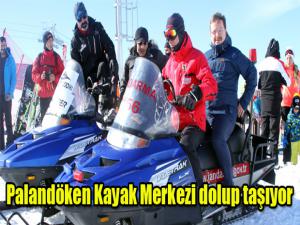 Palandöken Kayak Merkezi dolup taşıyor