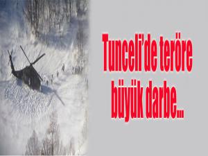 Tunceli'de teröre büyük darbe