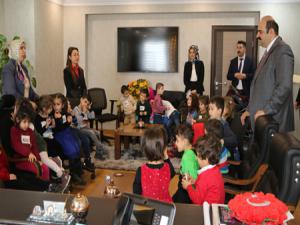 Başkan Orhana minik sürpriz