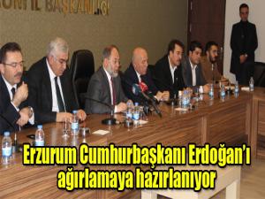 Erzurum Cumhurbaşkanı Erdoğanı ağırlamaya hazırlanıyor