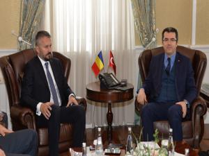 Romanya Büyükelçisi Gabriel Şopanda, Vali Memişi ziyaret etti