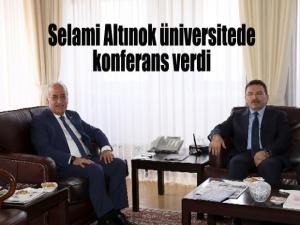 Selami Altınok, Atatürk Üniversitesi'nde konferans verdi
