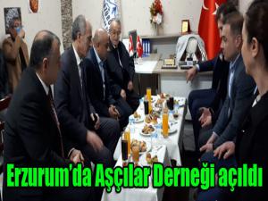 Erzurumda Aşçılar Derneği açıldı