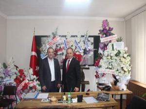 MHP İl Başkanı Karataş'tan Uzundere Belediye Başkanı Aktopraka ziyaret