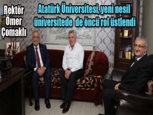 Rektör Ömer Çomaklı: Atatürk Üniversitesi, yeni nesil üniversitede de öncü rol üstlendi