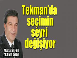 Tekmanda seçimin seyri değişiyor