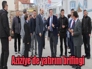 Aziziyede yatırım brifingi