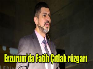 Erzurumda Fatih Çıtlak rüzgârı