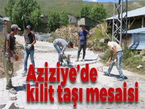 Aziziyede kilit taşı mesaisi