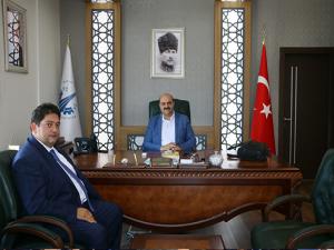 ETB Başkanı Oraldan, Başkan Orhana ziyaret