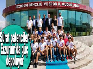 Sürat patenciler Erzurumda güç depoluyor