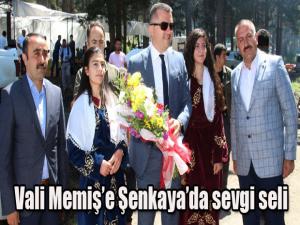 Vali Memişe Şenkayada sevgi seli
