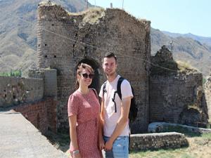 Hollandalı turistler Oltuya hayran kaldı