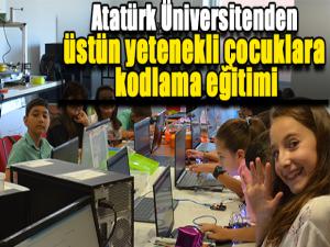 Atatürk Üniversitenden üstün yetenekli çocuklara kodlama eğitimi