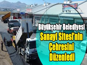 Büyükşehir Belediyesi Sanayi Sitesinin Çehresini Düzenledi