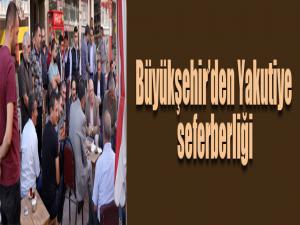 Büyükşehirden Yakutiye seferberliği
