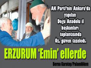 ERZURUM Emin ellerde