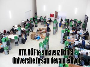 ATA AÖFte sınavsız ikinci üniversite fırsatı devam ediyor