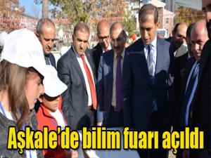 Aşkalede bilim fuarı açıldı