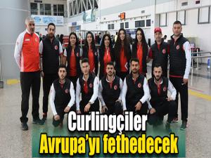 Curlingçiler Avrupayı fethedecek