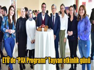 ETÜde PAX Programı Tayvan etkinlik günü