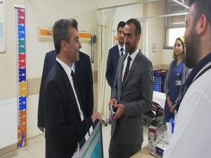 İl Sağlık Müdürü Bedirden hastalara ziyaret