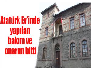 Atatürk Evinde yapılan bakım ve onarım bitti
