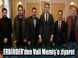 ERBİRDERden Vali Memişe ziyaret
