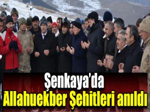 Şenkayada Allahuekber Şehitleri anıldı